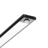 Oprawa podszafkowa V-TAC 2W LED czarna czujnik ruchu ładowanie USB 40cm VT-8142 4000K 160lm
